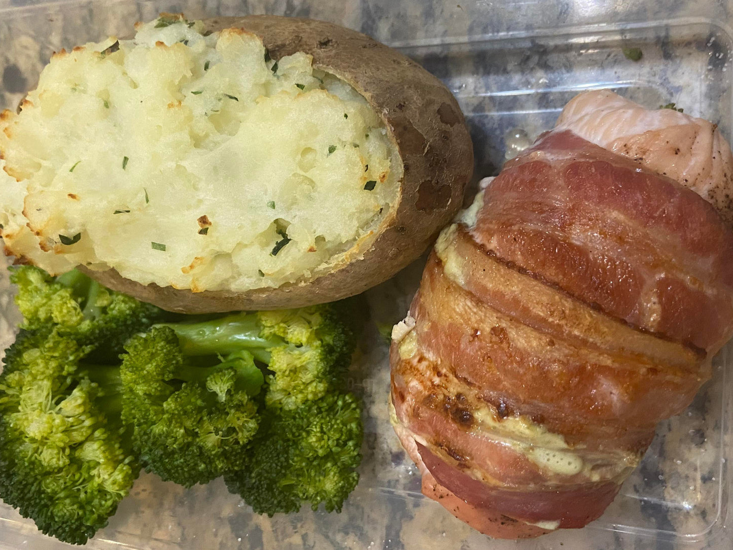 Bacon Wrapped Stuffed Chicken
