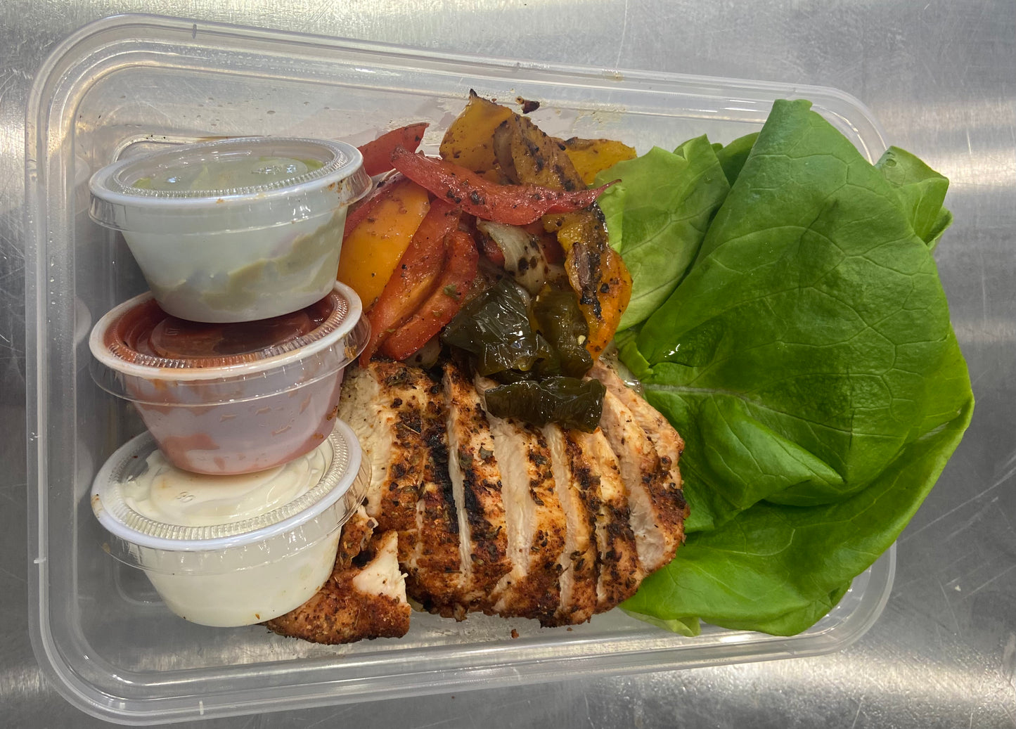 Chicken Fajita Lettuce Wraps