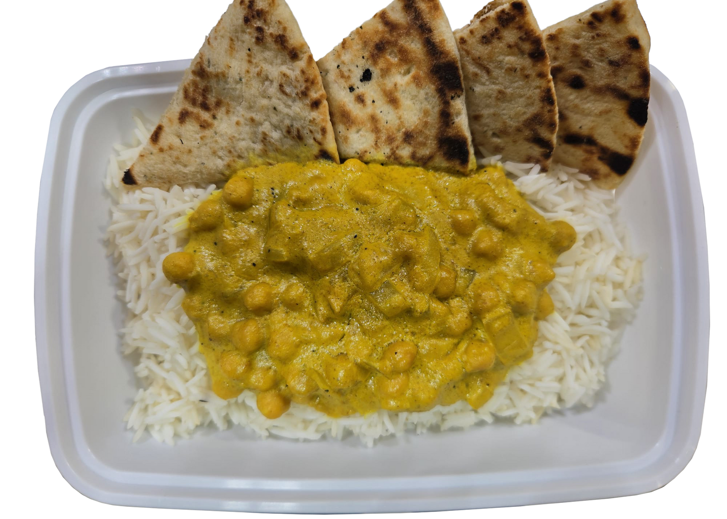 Coconut Curry with Naan Bread