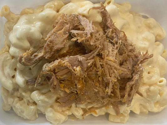 Famous Pulled Pork Mac & Cheese